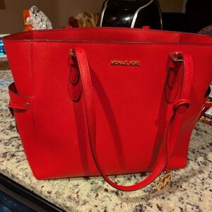 Michael Kors Vibrant Red Tote